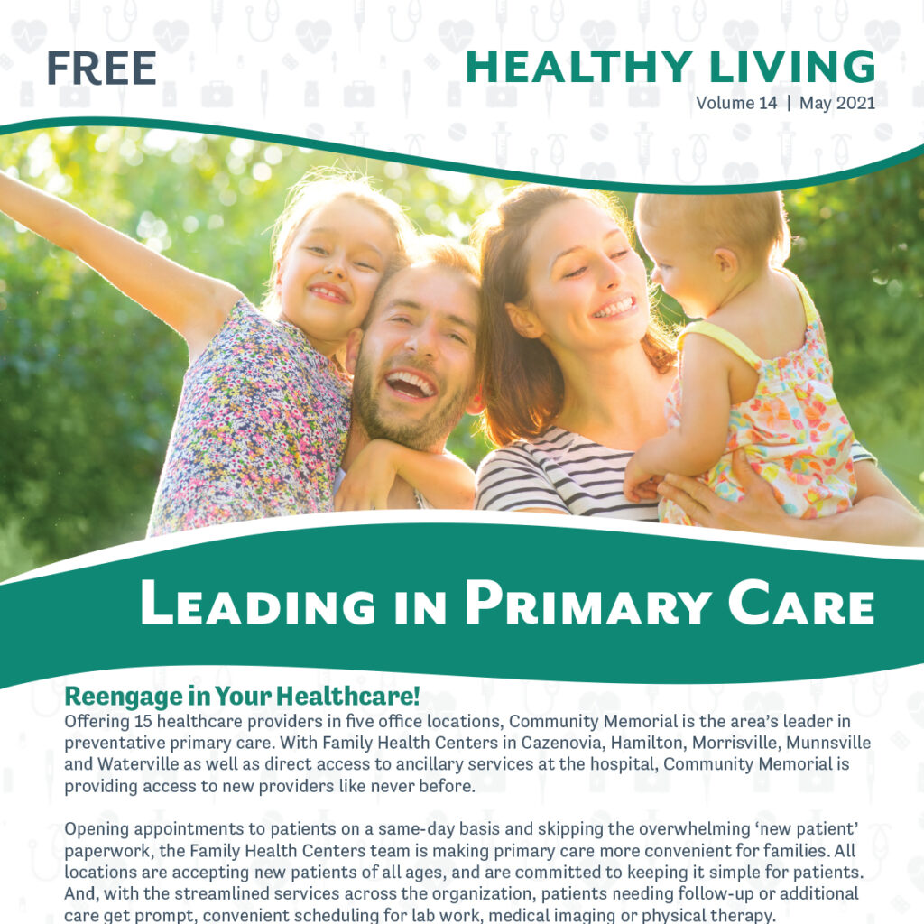 May 2021 Healthy Living Newsletter Cover