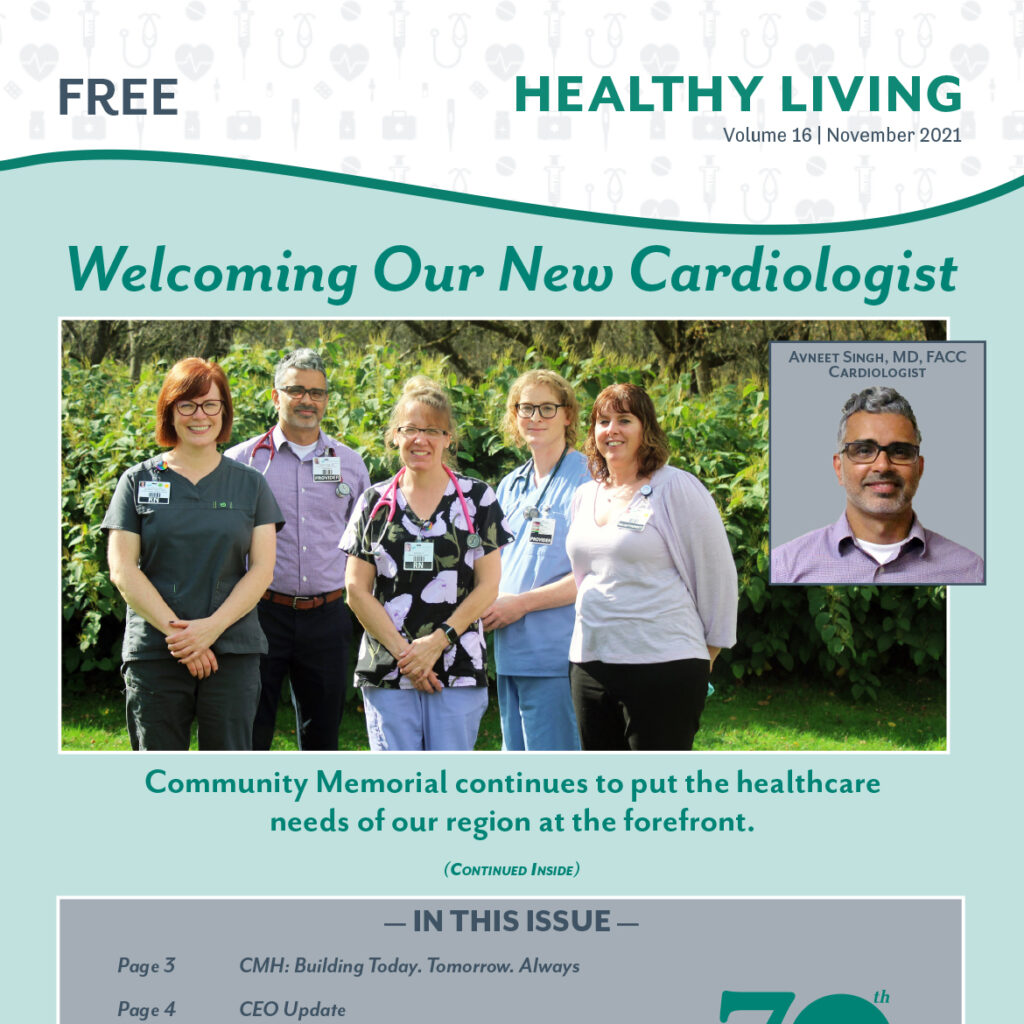 November 2021 Healthy Living Newsletter Cover