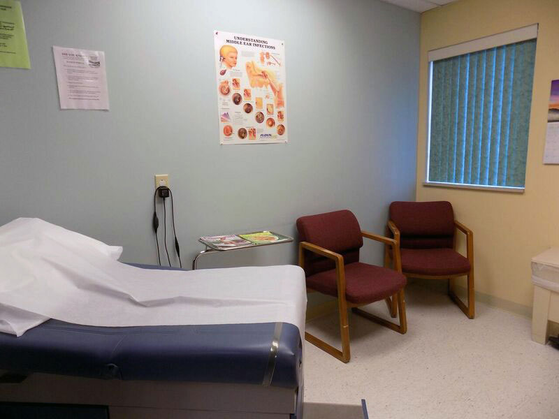 examination room at family health center