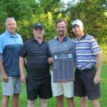 Golf tournament winners at Community memorial hospital fundraiser