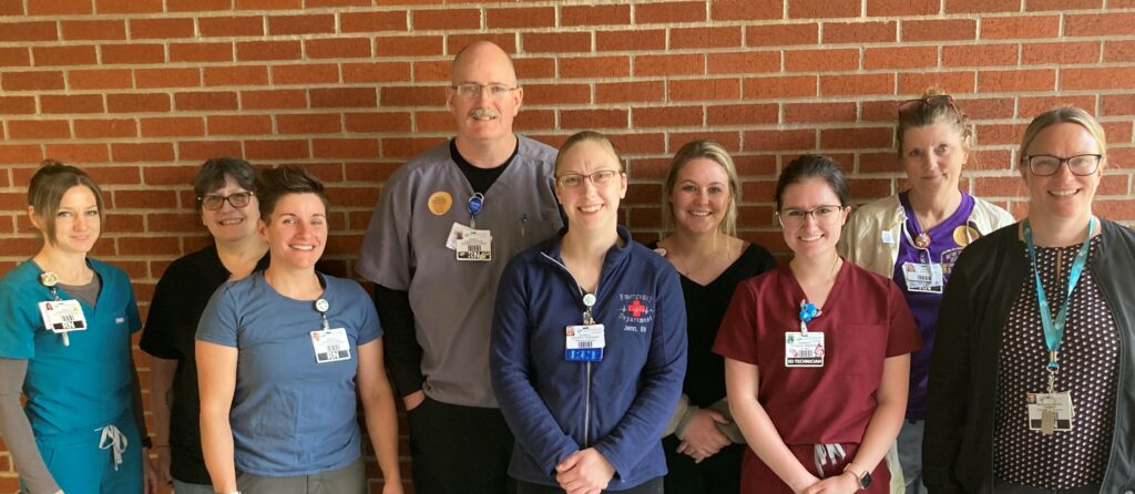 Staff members at Community Memorial Hospital in Hamilton, NY