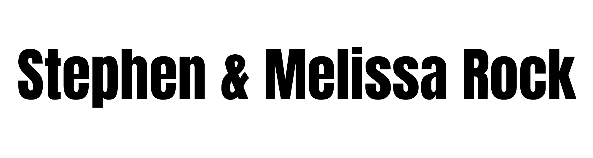 Stephen Melissa Rock Logo