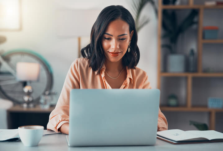 Patient on computer