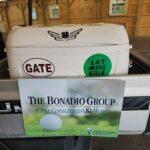 The Bonadio Group beverage cart sign