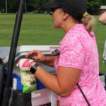 Woman golfer